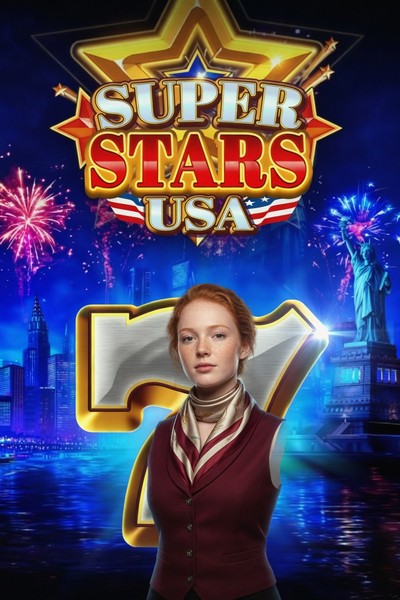 Neonjuliste Super Stars USA Betwestin aulassa