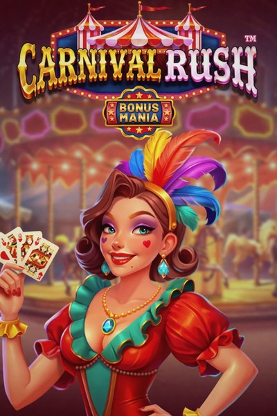 Karnevaalin värit pelissä Carnival Rush Betwestillä